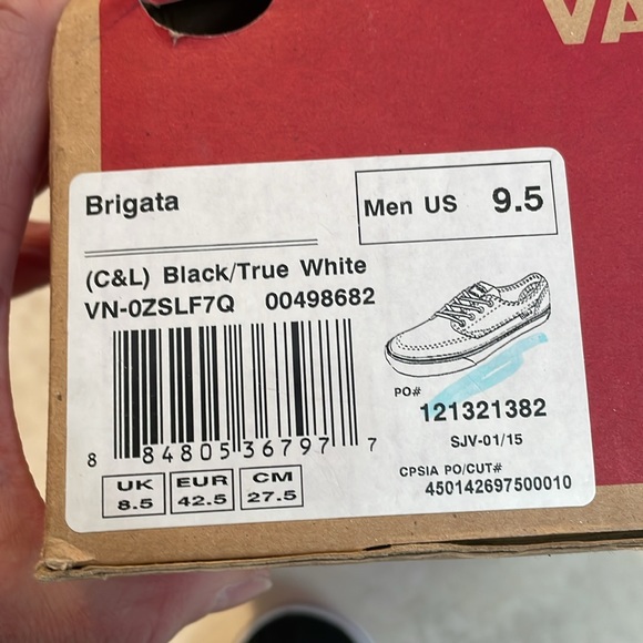 Vans Brigatta shoes men’s size 9 1/2 - Picture 10 of 10